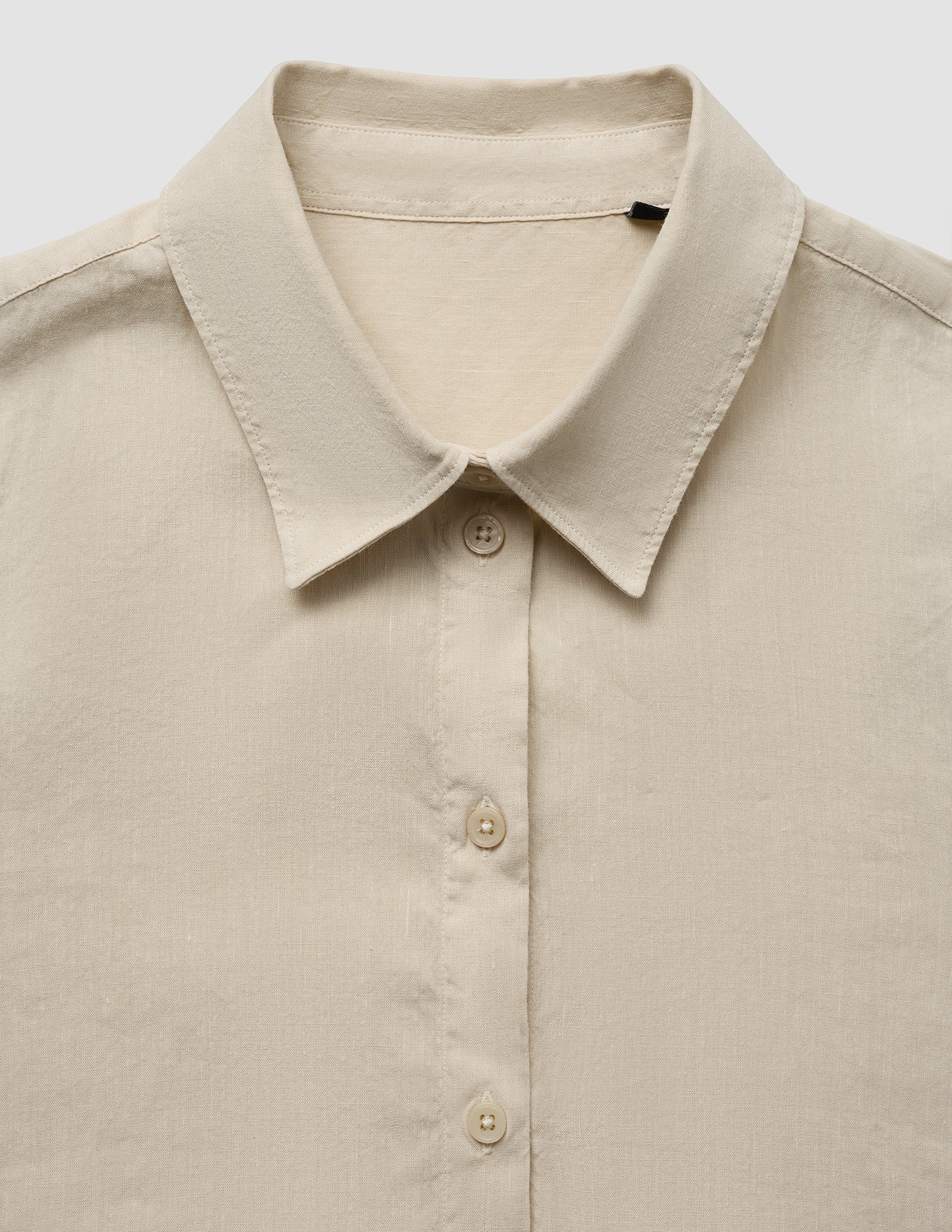 Women's Linen Shirt Sandy Beige
